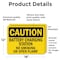 Signmission Battery Charging Station No Smoking Or Open Flames OSHA Caution Sign, Vinyl Decal, 18in x 12in, 2PK OS-2PACK-CS-D-1218-L-19115 - alternate 4